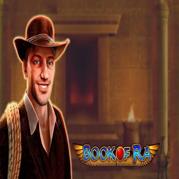 Official Slots logo: Book of Ra by Greentube at Betista Casino