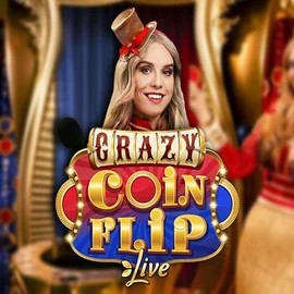 Enjoy Crazy Coin Flip by Evolution – logo hosted on betistacasino.eu.com